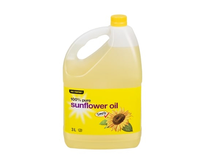 No Name 100% Pure Sunflower Oil - 3.0 L