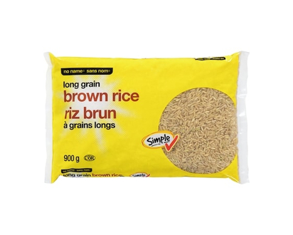 No Name Long Grain Brown Rice - 900.0 G