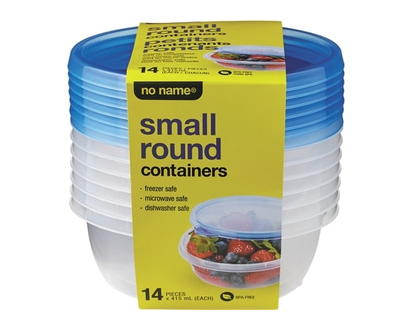 No Name Round Container 415ml - 7.0 EA