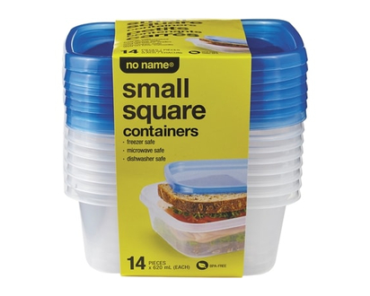 No Name Square Container 600ml - 7.0 EA