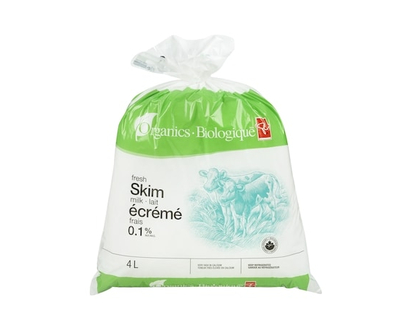 PC Organics Organic Skim Milk - 4.0 L
