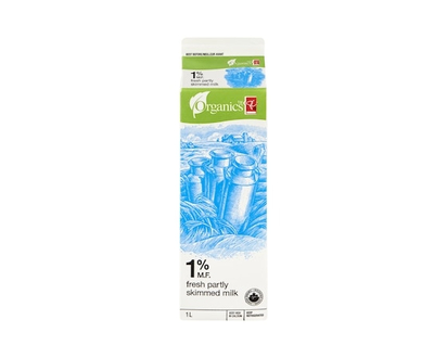 PC Organics Organic Milk 1% - 1.0 L