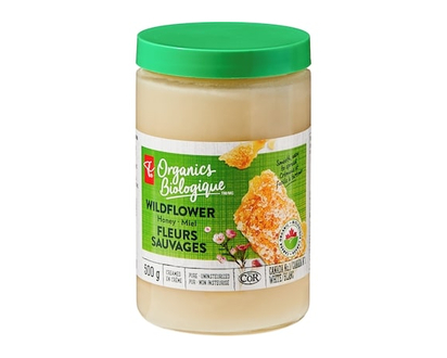 PC Organics Creamed Wildflower Honey Organic - 500.0 G