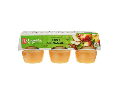 PC Organics Organic Apple Sauce Unsweetened Apple Cinnamon - 100.0 ML