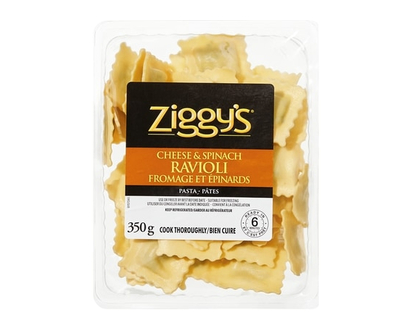 Ziggy's Cheese & Spinach Ravioli - 350.0 G