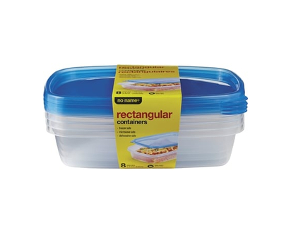 No Name Rectangular Container 1L - 4.0 EA