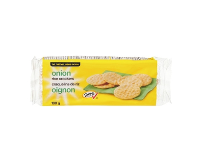 No Name Onion Rice Crackers - 100.0 G