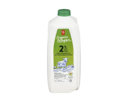 PC Organics Organic 2% Milk - 2.0 L