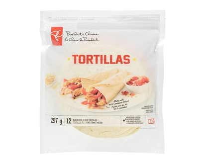 President's Choice Medium Flour Tortillas - 297.0 G
