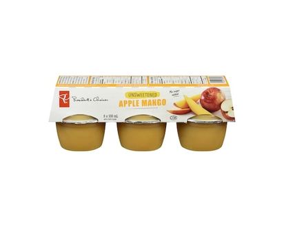 President's Choice Unsweetened Apple-Mango Apple Sauce - 100.0 ML