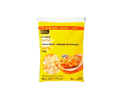 No Name Shredded Nacho Cheese Blend Club Size - 900.0 G