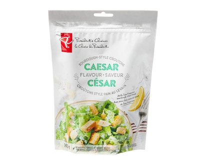 le Choix du Président Croûtons style pain au levain à saveur césar - 140.0 G