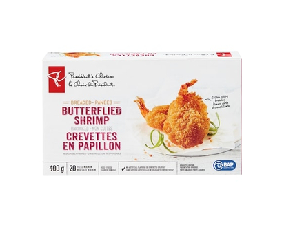 le Choix du Président Crevettes en papillon panées - 400.0 G