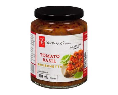 President's Choice Tomato Basil Bruschetta Topping - 410.0 ML