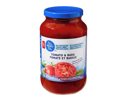 PC Blue Menu Sauce pour pâtes aux tomates et au basilic - 700 ML