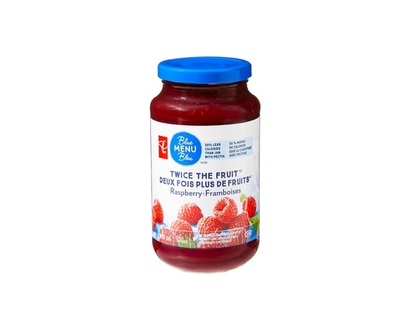 PC Menu Bleu Tartinade Deux fois plus de fruitsMD aux framboises Menu bleu - 500.0 ML