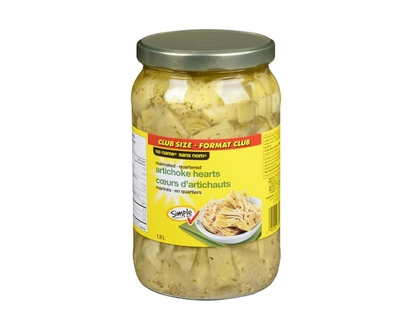 Marinated Quartered Artichoke Hearts - 1.8 L