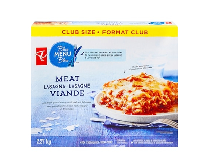 PC Blue Menu Meat Lasagna - 2.27 KG
