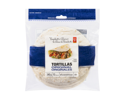 President's Choice Tortillas Original, Medium - 340.0 G