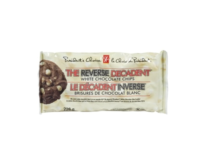 President's Choice The Decadent White Chocolate Chips - 226.0 G