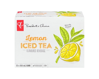 President's Choice Lemon Iced Tea Naturally Flavoured - 355.0 ML