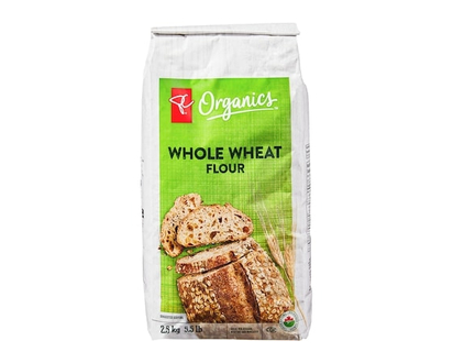 PC Organics Organic Flour, Whole Wheat - 2.5 KG