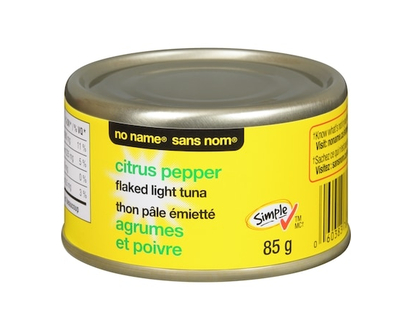 No Name Citrus Pepper Flaked Light Tuna - 85.0 G