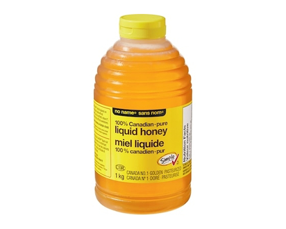 Sans Nom Miel liquide pur 100 % canadien - 1.0 KG