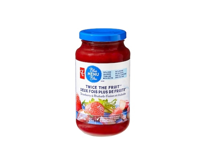 PC Blue Menu Twice the Fruit™ Strawberry & Rhubarb Spread - 500.0 ML