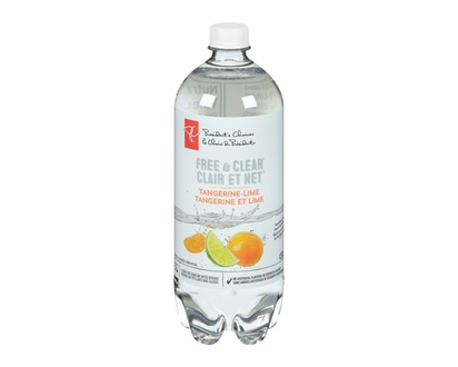 President's Choice Free & Clear Tangerine-Lime Sparkling Water Beverage - 1.0 L