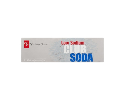 President's Choice Low Sodium Club Soda - 355.0 ML