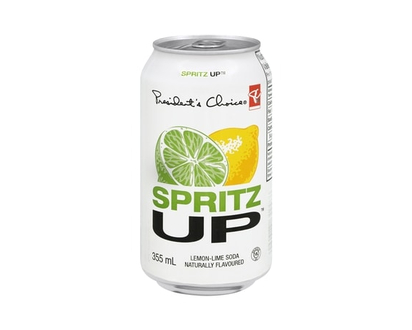 President's Choice Spritz-Up Lemon-Lime Soda 12 Pack - 355.0 ML