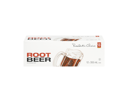 President's Choice Old-Fashioned Style Root Beer Soda - 355.0 ML