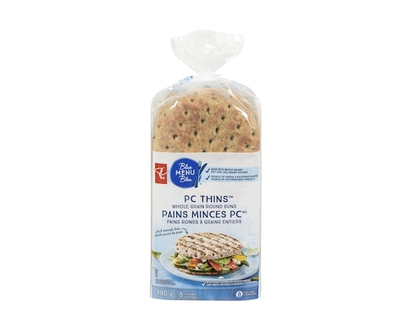 PC Menu Bleu Pains Minces Blanc Grains Entiers - 60.0 G