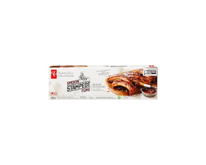 le Choix du Président Côtes de dos de porc Stampede fumé - 680.0 G