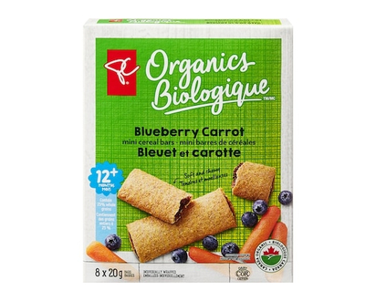 PC Biologique Mini barres de céréales bleuet et carotte - 160.0 G