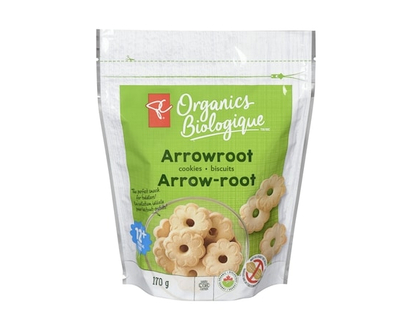 PC Organics Organic Arrowroot Cookies - 170 G