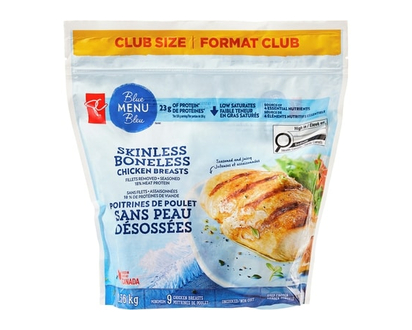 PC Blue Menu Chicken Breast Boneless Skinless, Club Pack - 1.36 KG