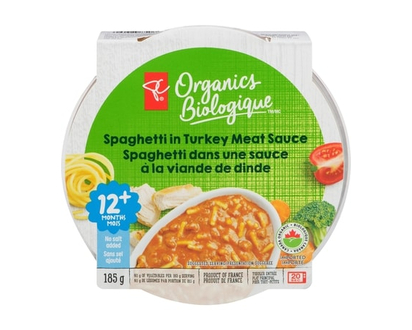 PC Organics Organic Spaghetti In Turkey Meat Sauce - 185.0 G