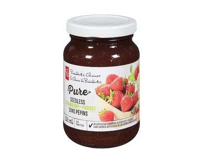 le Choix du Président Confiture de fraises sans pépins Pure - 250.0 ML