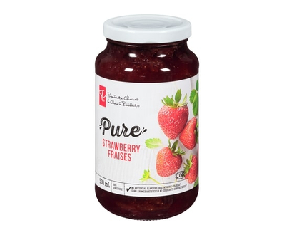 President's Choice Pure Strawberry Jam - 500.0 ML