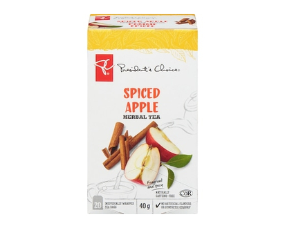 President's Choice Spiced Apple Herbal Tea - 40 G