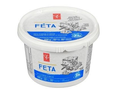 President's Choice Feta Cheese In Brine - 400.0 G