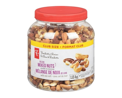 le Choix du Président Mélange de noix de luxe avec sel de mer, format club - 1.13 KG