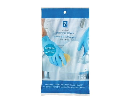 President's Choice Latex Free Nitrile Cleaning Gloves, Medium - 1.0 EA