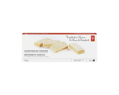 President's Choice Shortbread Fingers - 150.0 G