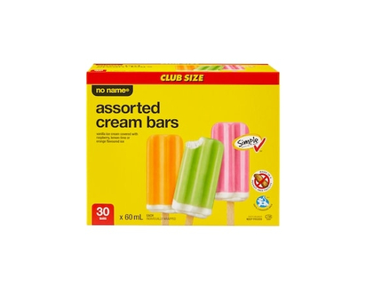 Sans Nom Barres à la crème assorties, format club - 60.0 ML