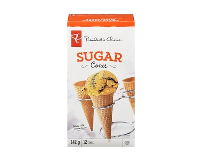 President's Choice Sugar Cones - 142.0 G