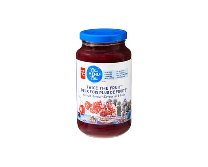 PC Blue Menu Twice the Fruit™ 6-Fruit Flavour Spread - 500.0 ML