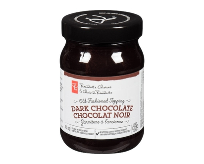 President's Choice Old Fashioned Dark Chocolate Ice Cream & Dessert Topping - 355.0 ML